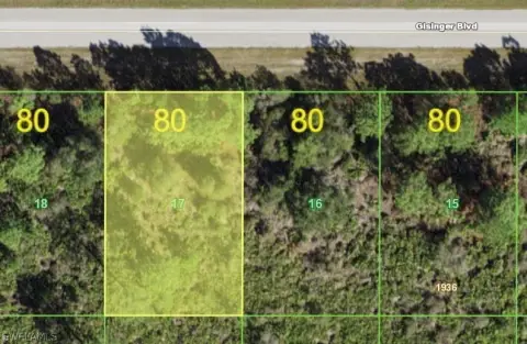 Port Charlotte Wooded Lot For Sale