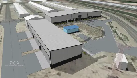 New Hangar at Caldwell Airport