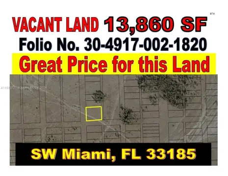 Miami Land Investment Opportunity