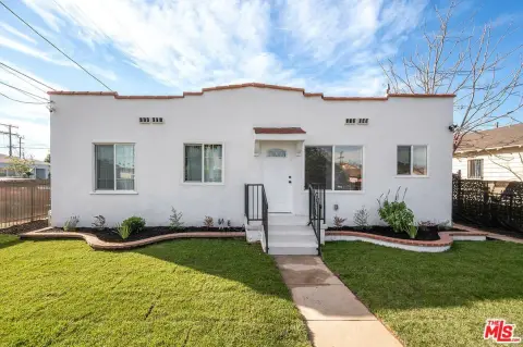 Renovated Spanish-Style Duplex on Corner Lot