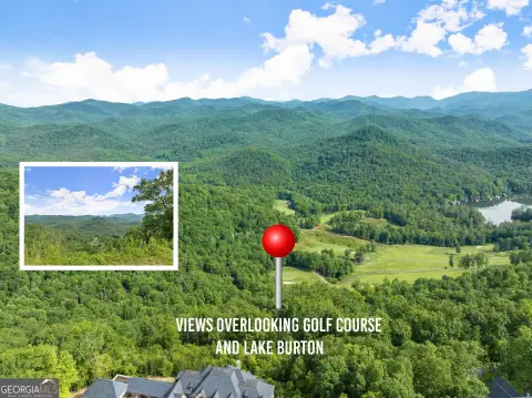 Land with Mountain and Lake Views