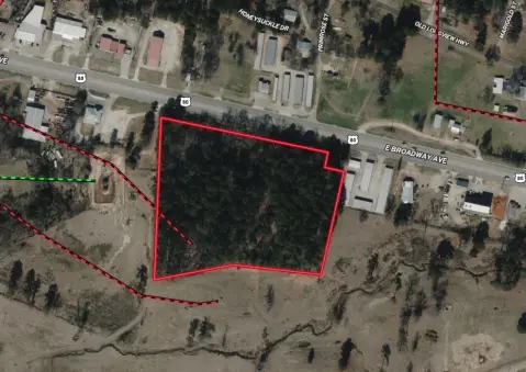 Wooded Industrial Land