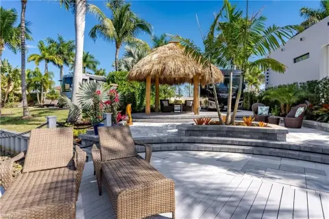 Land with Dock and Tiki