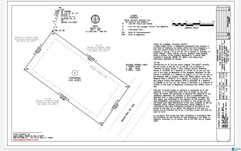 Ohatchee, AL - 0.5 Acre Lot