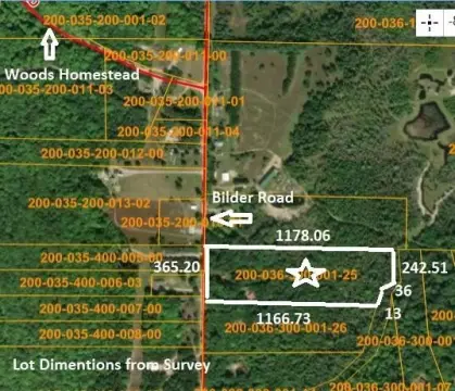 Wooded Hunting Land with Pole Building
