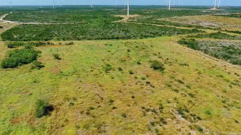 Ranch Land with Wind Turbine