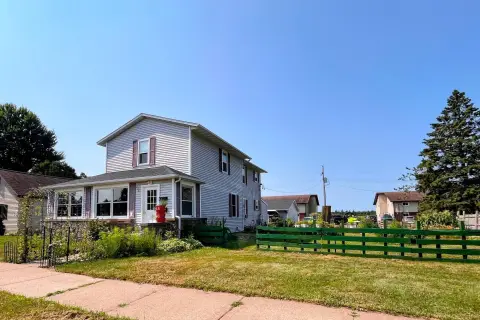 Duplex with Three-Car Garage
