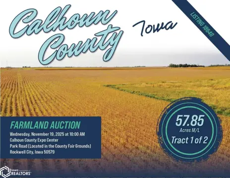 Iowa Farmland Auction - Tract 1