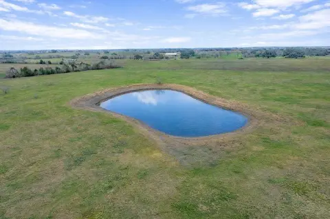 Weimar Acreage with Pond View