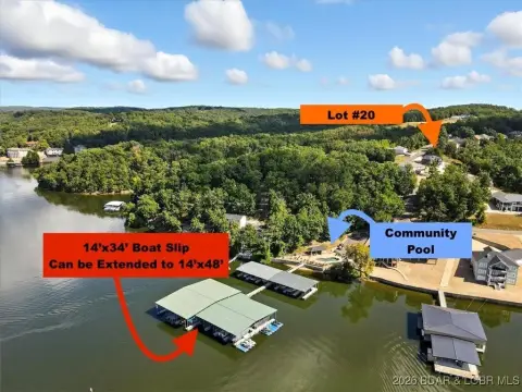 Lake View Lot with Boat Slip