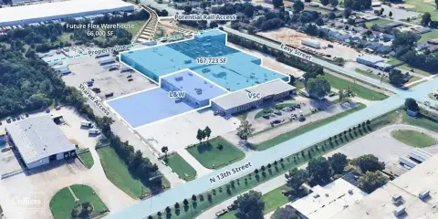 Rogers Warehouse with Rail Access