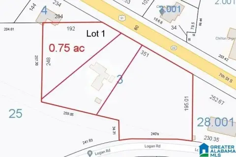 Land For Sale in Clanton