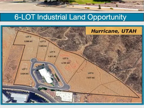 Hurricane UT Industrial Land Parcels