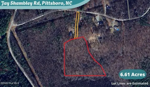 Pittsboro Acreage Homesite Opportunity