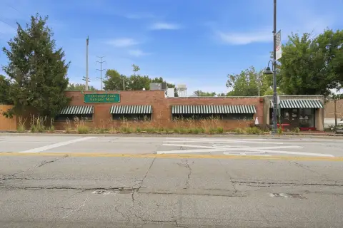 Freestanding Corner Mixed-Use Building