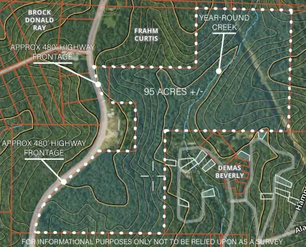 95 Acres with Highway Frontage