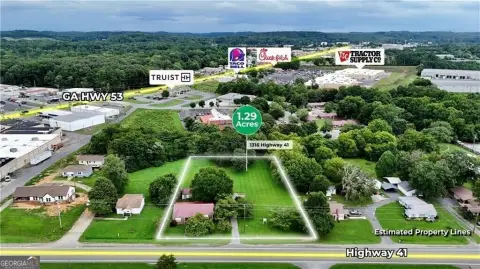 Commercial Land with Existing Buildings