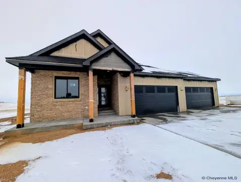 Rural Home on Wyoming Prairie
