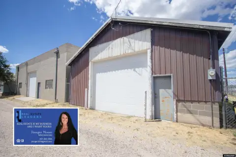 Commercial Storage Buildings on Fenced Lot