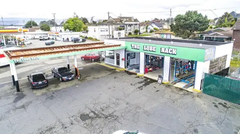 Auto Shop with Fenced Yard