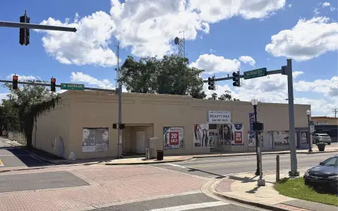 Corner Storefront Building