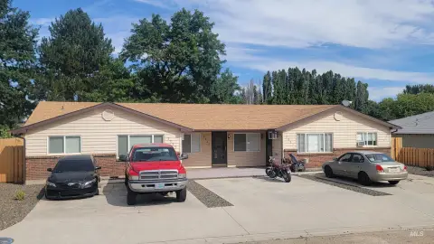 Brick Triplex With Driveway Parking