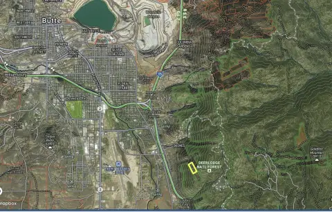 Secluded Recreational Land Near Butte