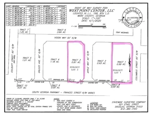 Waycross Commercial/Industrial Lot For Sale