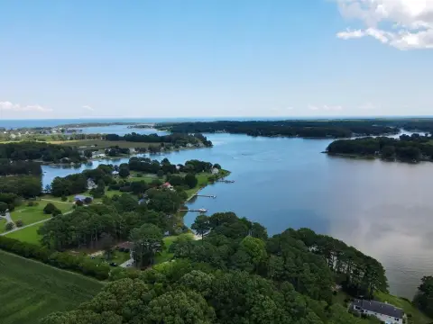 Cleared Waterfront Lot with Riprapped Shoreline