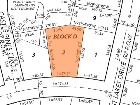 Residential Land in Castle Pines