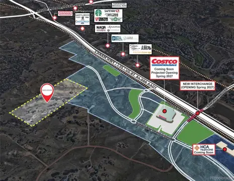 Castle Rock Land I-25 Visibility