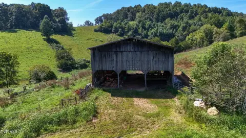 Fenced Farm with Barn