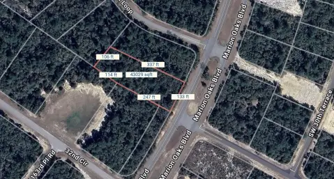Marion Oaks Buildable Land