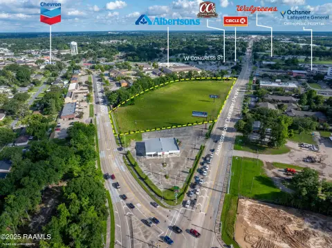 Lafayette Land in Retail Area