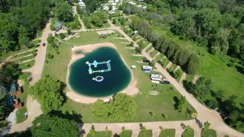 Award-Winning Campground with Living Quarters