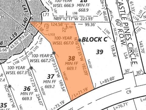 Residential Land in Castle Pines