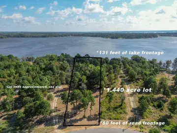 Lake Palestine Waterfront Land