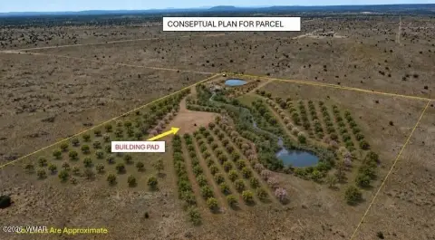 Rural Land with Two Connected Ponds