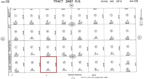 2.5 Acres in West Kern