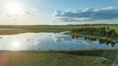 Montana Ranch with Log Home