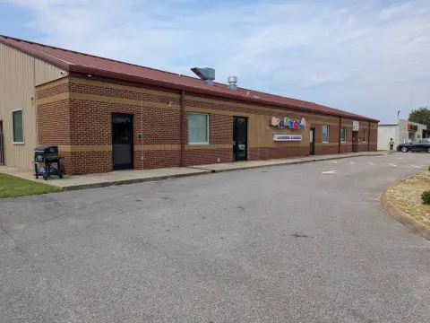 School Building with Classrooms