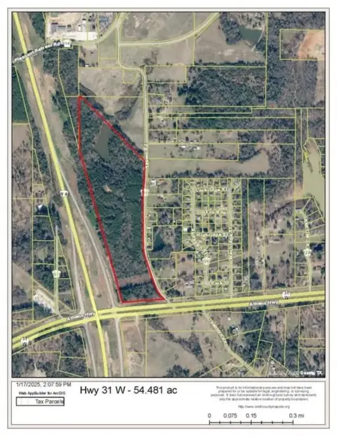 54.58 Acres of Wooded Land