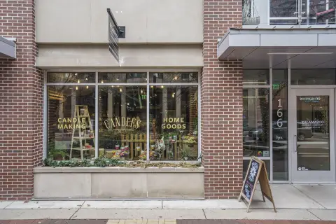 Retail Storefront with Brick Feature