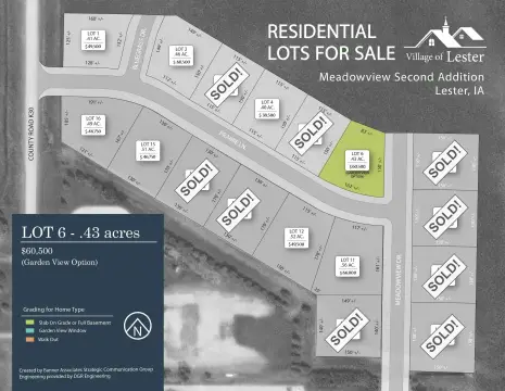 Residential Lot in Lester, Iowa