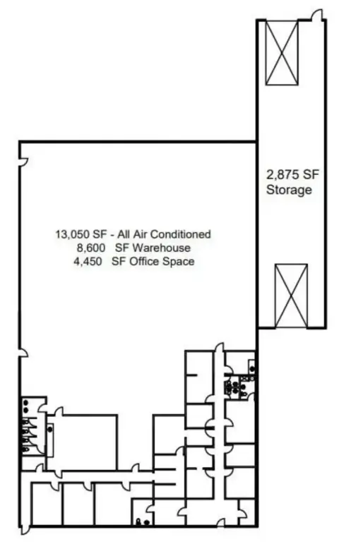 Abilene Office Warehouse with Access