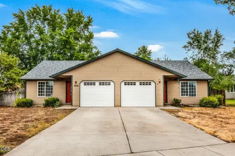Ranch Duplex with Attached Garages