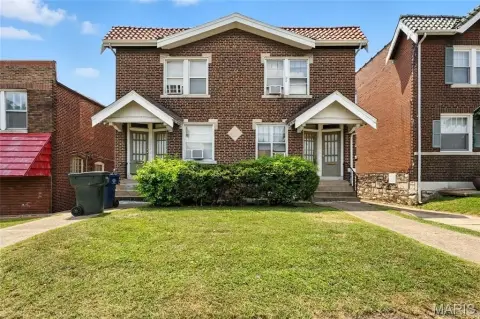 Brick Quadplex with Balconies