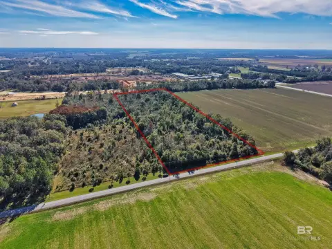Undeveloped Land in Summerdale, Alabama