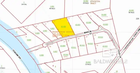 Stockton Residential Lots Near Tensaw River