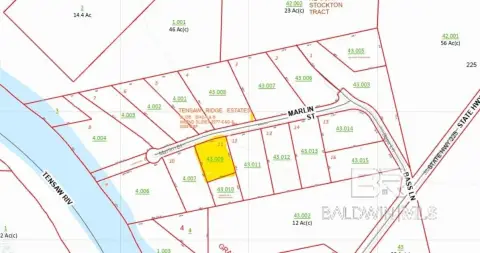 Stockton Residential Lots Near Tensaw
